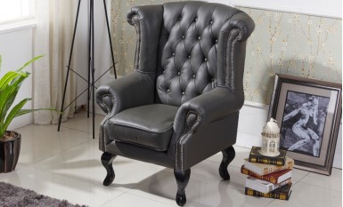 Leather Wingchair